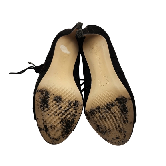 BCBGeneration Elegant Black Lace-Up Heels Size 6 - Picture 6 of 6